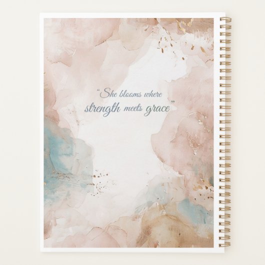 Modern vrouwelijk planner (Achterkant)