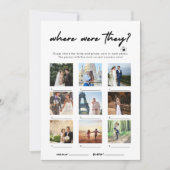 Modern waar waren ze fotospel kaart (Voorkant)