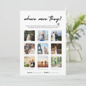 Modern waar waren ze fotospel kaart (Staand voorkant)