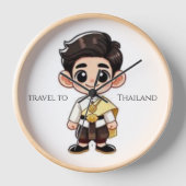 Modern Wall Clock – Silent Non-Ticking Design for  (Voorkant)