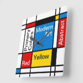 Modern Wall Decor Clocks Vierkante Klok (Hoek)