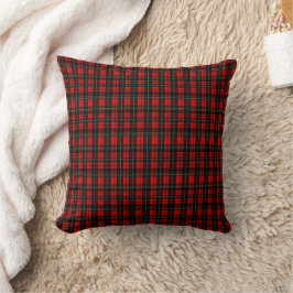 Modern Wallace Red Scottish Tartan Plaid Pattern Kussen