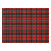 Modern Wallace Red Scottish Tartan Plaid Pattern Tafelkleed (Voorkant (Horizontaal))