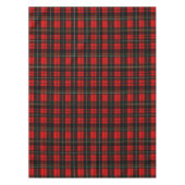 Modern Wallace Red Scottish Tartan Plaid Pattern Tafelkleed (Voorkant)