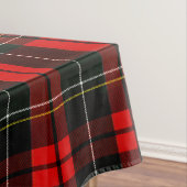 Modern Wallace Red Scottish Tartan Plaid Pattern Tafelkleed (Voorbeeld)