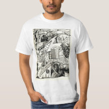 "Modern Warfare"-inkttekening T-shirt