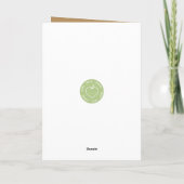 Modern Warmest Wishes Hot Cocaca Holiday Card Feestdagen Kaart (Achterkant)