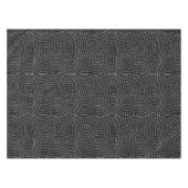 Modern Warped Grid | Minimalist Fluid Geometric Tafelkleed (Voorkant (Horizontaal))