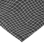 Modern Warped Grid | Minimalist Fluid Geometric Tafelkleed (Gekanteld)