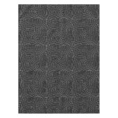 Modern Warped Grid | Minimalist Fluid Geometric Tafelkleed (Voorkant)