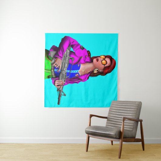 Modern Warrior Wandkleed (In Situ (horizontaal))