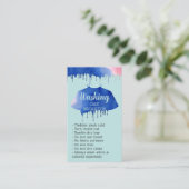 Modern Washing Instructions Clothing Shirt CaRES Visitekaartje (Staand voorkant)