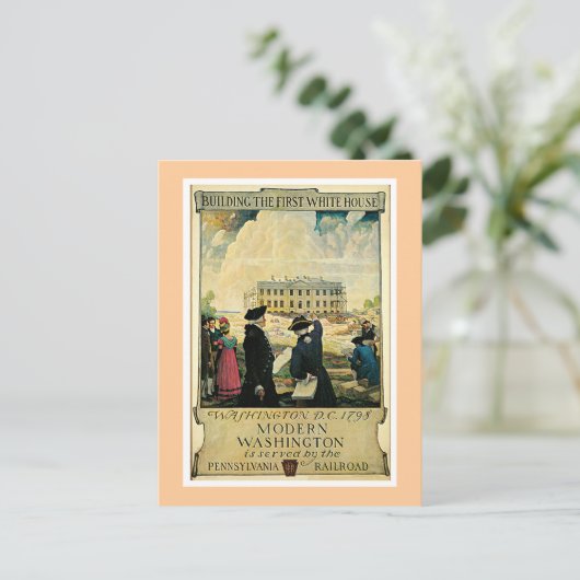 Modern Washington Briefkaart (Staand voorkant)