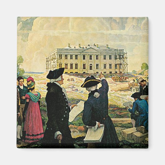 Modern Washington Magneet (Voorkant)