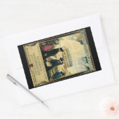 Modern Washington Rechthoekige Sticker (Envelop)