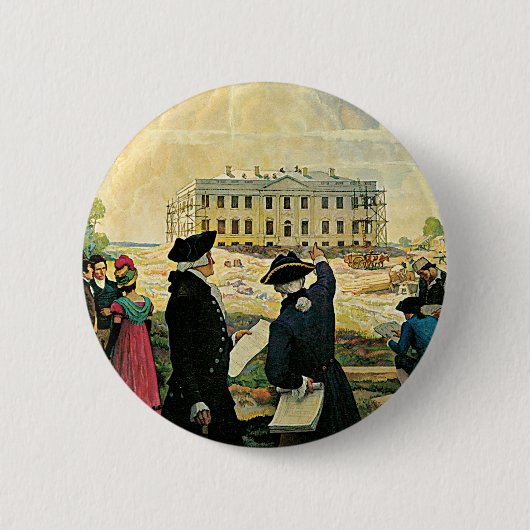 Modern Washington Ronde Button 5,7 Cm (Voorkant)