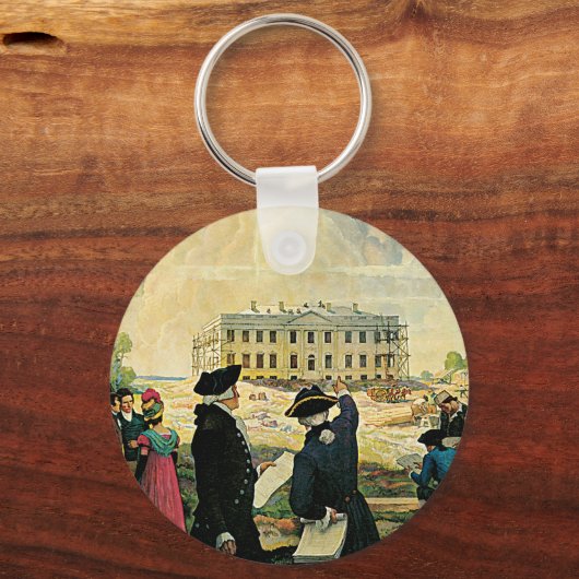 Modern Washington Sleutelhanger (Voorkant)