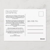 Modern wat een jaar Briefkaart voor fotocollage (Achterkant)