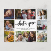 Modern wat een jaar Briefkaart voor fotocollage (Voorkant)