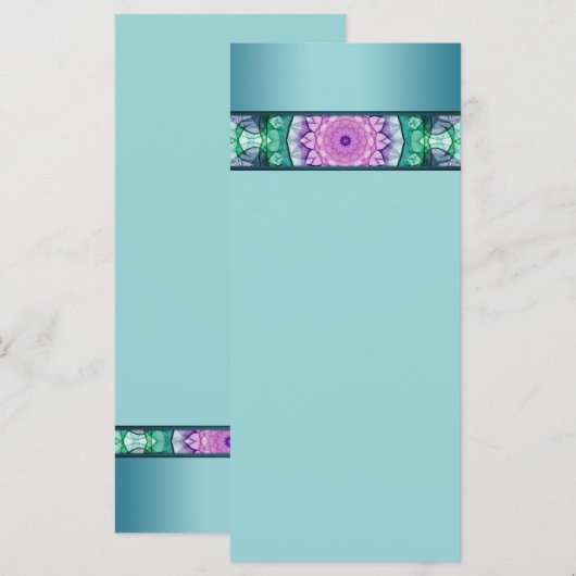 Modern Water Lily mandala (Voorkant / Achterkant)