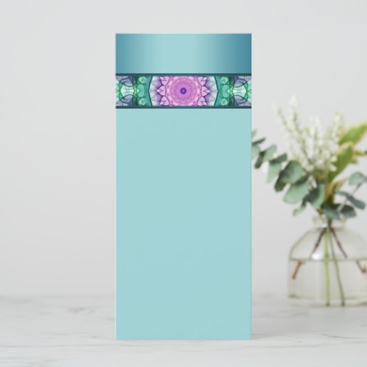 Modern Water Lily mandala (Staand voorkant)