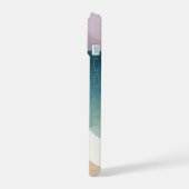 Modern Watercolor Abstract Monogram iPhone 15 Case (Linkerkant)