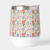 Modern Watercolor Bloem Patroon (Links)
