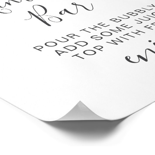 Modern Watercolor Eucalyptus Greenery Wedding Poster (Hoek)