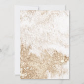 Modern Watercolor Oester Strand Zitplaatskaart Kaart (Achterkant)