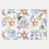 Modern Watercolor Pharmacy Thanks Pharm Hero Inpakpapier Vel (Voorkant 2)