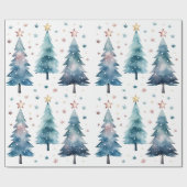 Modern Watercolor  Wrapping Paper Cadeaupapier (Vlak)
