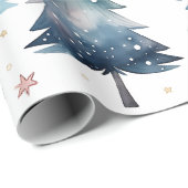Modern Watercolor  Wrapping Paper Cadeaupapier (Rol Hoek)
