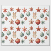 Modern Watercolor  Wrapping Paper Cadeaupapier (Vlak)