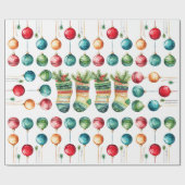 Modern Watercolor  Wrapping Paper Cadeaupapier (Vlak)