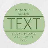 Modern waterdicht product labels (Design 1)