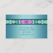 Modern WaterLily mandala - bijgewerkt Visitekaartje (Achterkant)