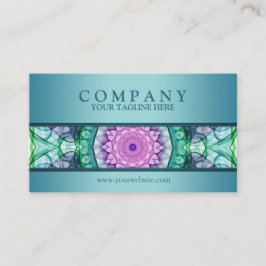 Modern WaterLily mandala - bijgewerkt Visitekaartje