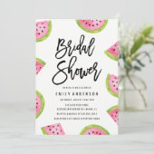 Modern Watermeloen Vrijgezellenfeest Kaart (Staand voorkant)