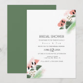 Modern Watermelon Abstract Vrijgezellenfeest Kaart (Voorkant / Achterkant)