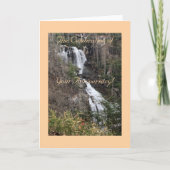 Modern, Waterval, Jubileum Kaart (Voorkant)