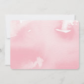 MODERN WATERVERF 30e stijlvolle verjaardagsfeestje Kaart (Achterkant)