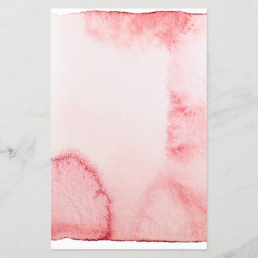 Modern Waterverf Abstrakt Weiß Rosa Flyer (Achterkant)