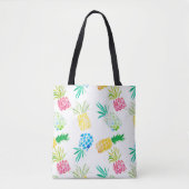 Modern Waterverf: ananasontwerp Tote Bag (Voorkant)