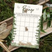 Modern Waterverf Beer Baby shower Bingo spel Flyer