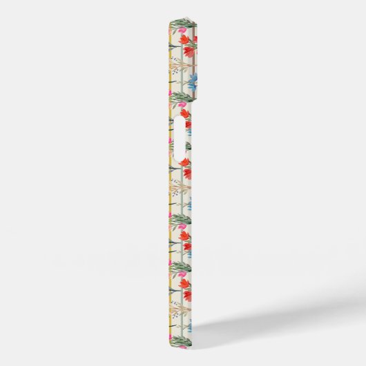 Modern Waterverf bloempatroon Case-Mate iPhone Case (Achterkant / Rechts)