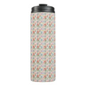 Modern Waterverf bloempatroon Thermosbeker (Voorkant)