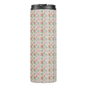 Modern Waterverf bloempatroon Thermosbeker (Achterkant)