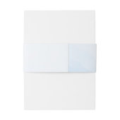 Modern Waterverf Blue Hydrangea Wedding Uitnodigingen Wikkel (Achterkant Voorbeeld)