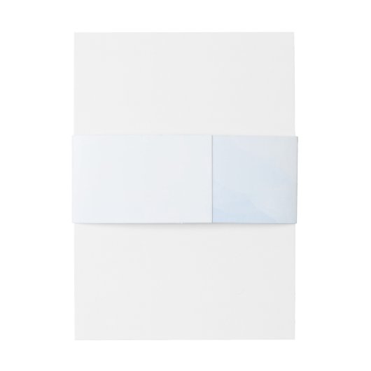 Modern Waterverf Blue Hydrangea Wedding Uitnodigingen Wikkel (Achterkant Voorbeeld)