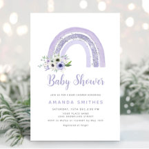 Modern Waterverf Boho Rainbow Girl Baby shower